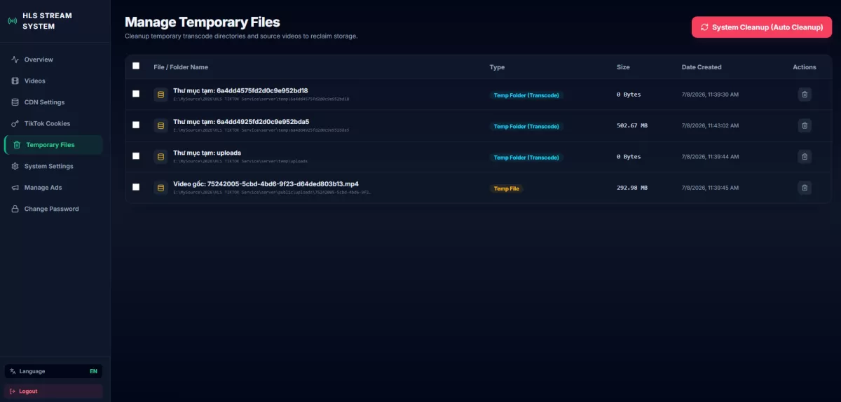 Build Your Own Server HLS TikTok CDN: Secure HLS Streaming & Auto Multi-CDN Sync!