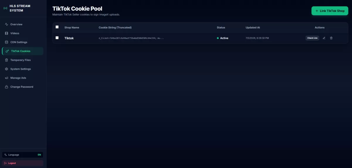 Build Your Own Server HLS TikTok CDN: Secure HLS Streaming & Auto Multi-CDN Sync!